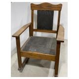 Antique Oak Shaker Rocker