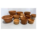 Various Size Un-glazed Terracotta Planters