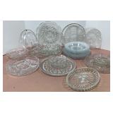 Clear Glass Divided Dishes & Dinnerware