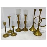 Brass Candlestick Holders