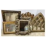 (5) Decorative Framed Mirrors