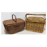 Wicker & Bamboo Picnic Baskets