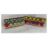 Vtg Shiny Brite Christmas Ornaments