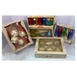 Vtg Unbreakable Christmas Ornaments
