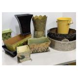 Decorative Metal Planter Covers