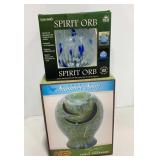 Table Top Fountain & Glass Spirit Orb