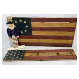 Wooden Americana Decor