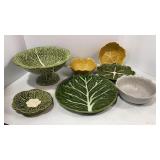 Cabbage Pattern Plates & Bowls