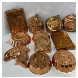 Brass Handled Copper Coated Molds