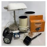 Desk Lamp, Solar Lights, Table Top Can Lights
