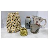 Hand Thrown Pottery Projects & Pitcher