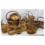 Large Lot of Handled Baskets