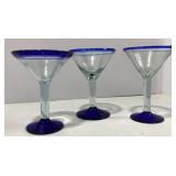 Martini Style Art Glass