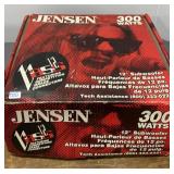 Jensen 300w 12in subwoofer (NIB)