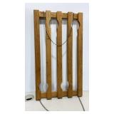 Oak Suspended Stemware Rack