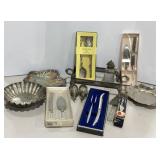 Silver Plate, SS & Aluminum Serving Set