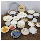 Miscellaneous Stoneware & Other Plates