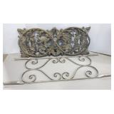 Cast Aluminum & Scroll Panels 27.75x11.5
