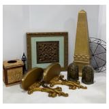 Bookends, Sconce Shelves, Tissue holder