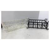 Wrought Iron Planter Basket