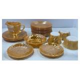 Vtg Fire King Luster Ware Pieces