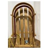 Torpedo Wooden Pull-Behind Sled