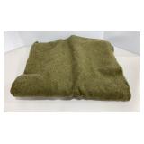 Army Green Wool Blanket