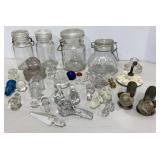 Ground Glass Stoppers, Knobs & Jars