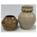Hand Thrown Student Pottery Pieces