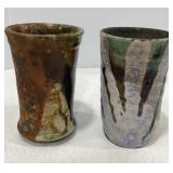 Black Clay Student Pottery Cups