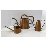 Vtg Copper Water Cans