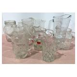 Glass Pitchers & Creamers