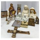 Holy Family Decor, Planters Cast Metal crucifix