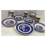 Willow Ware Dinnerware Pieces