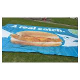 A Real Catch McDonalds Vinyl Sign