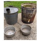 VTG Galvanized Can/Pans