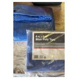 2 Blue Poly Tarps