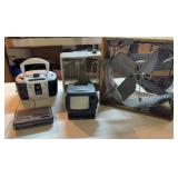 Fans, CD Player, Radio and TV