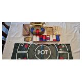 Vintage Games, Poker Chips & Bingo Cards