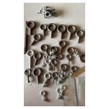 Eye Bolts and Steel Plates for Tags