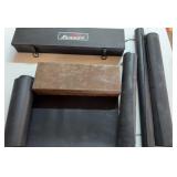 Metal Tool Boxes with Rolls of Liner