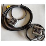 Industrial 3-Prong Extension Cord Outlet Boxes
