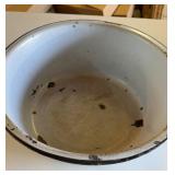 Light Grey Graniteware Dish Pan