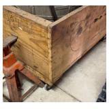 Wooden Rolling Cart