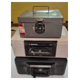 Three Lock Boxes