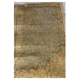 Shell Sponsored Indiana Road Map