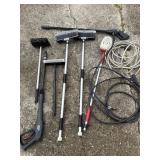 Pressure Washing Nozzle Wands, Brushes