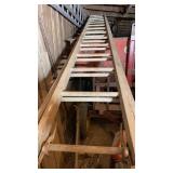 28ft Wooden Extension Ladder