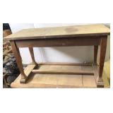 Antique Wanut Organ Bench