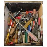 Large Flat of Screwdrivers